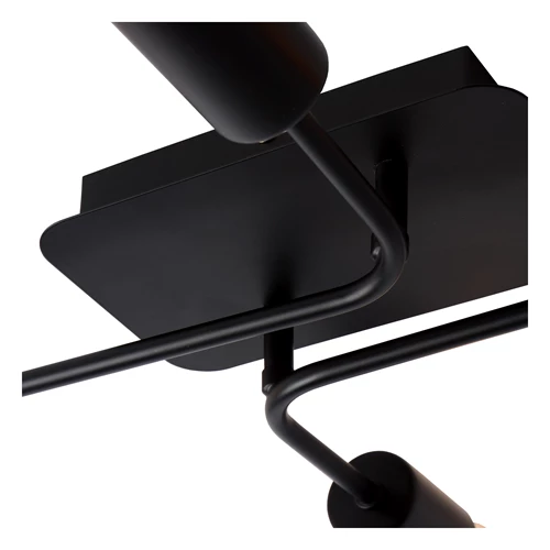 Lucide LESTER - Deckenleuchte - 4xE27 - Schwarz - detail 1